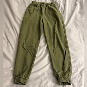 Brandy Melville Olive Green Joggers